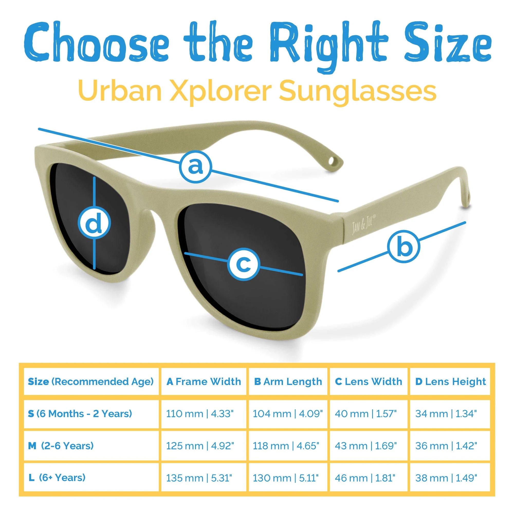 Jan & Jul Sunglasses- Olive Khaki