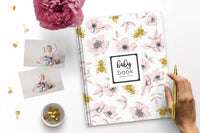 The Joyful Life Co - Pink Floral Bumblebee Baby Book