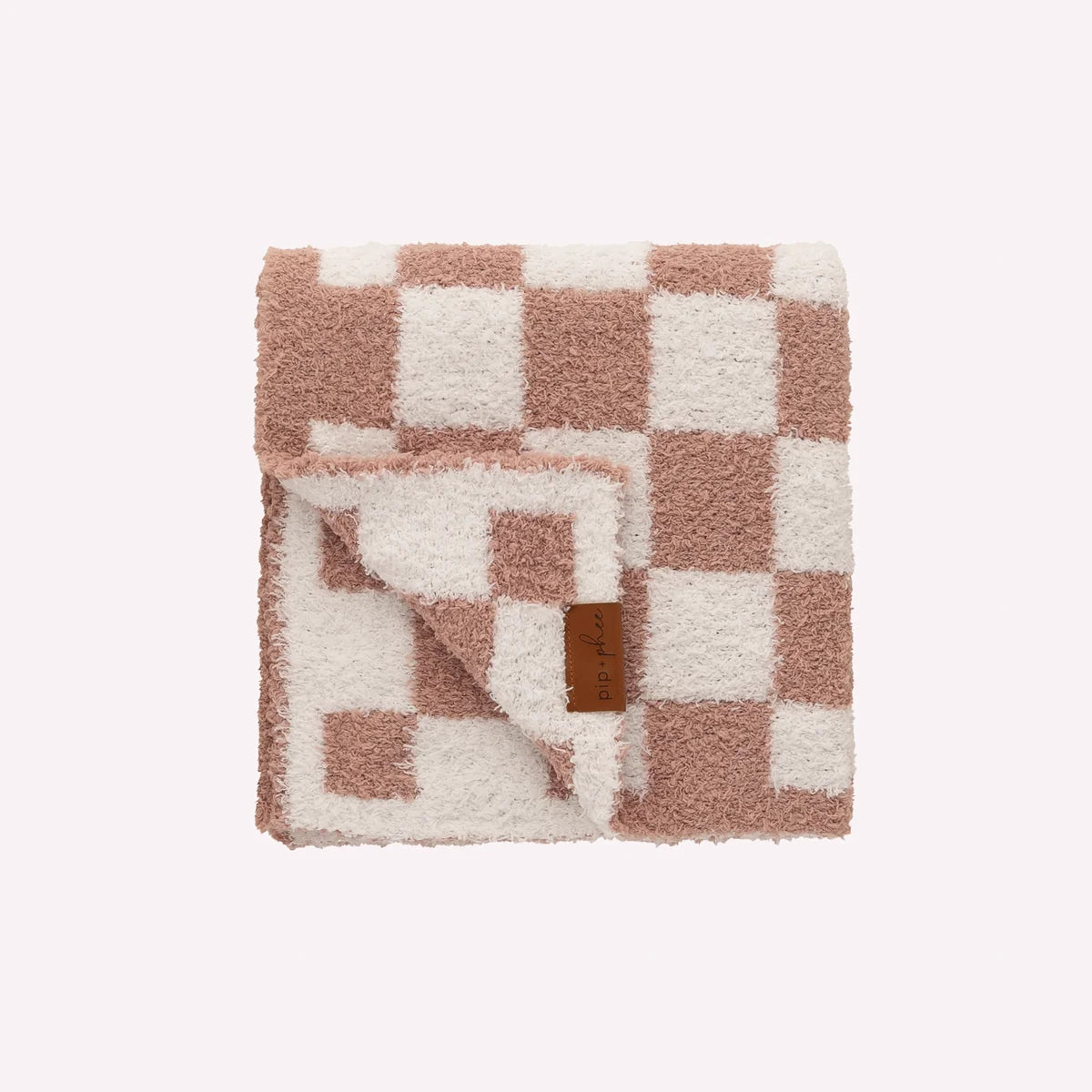 PIP + PHEE Plush Loveys -Brown Check | 15" x 20"