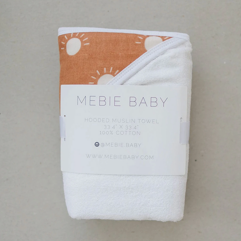 Mebie Baby Muslin Hooded Towel