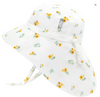 Jan & Jul Aqua Cotton Adventure Hat- Yellow Flower