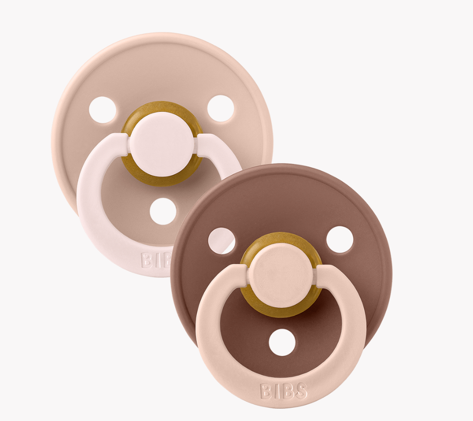 BIBS Pacifier -SIZE 1- Studio Colour- Fusion  (2 Pack)