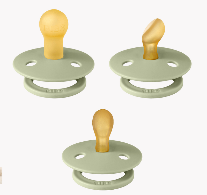 BIBS Pacifier - Try it Collection Sage 3 Pack- SAGE