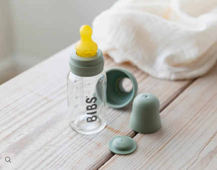BIBS - BIBS Baby Glass Bottle Complete Set Latex 225ml