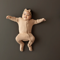 Kyte Baby - Zippered Footie in Latte