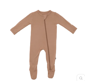 Kyte Baby - Zippered Footie in Latte