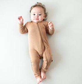Kyte Baby - Zippered ROMPER -Latte