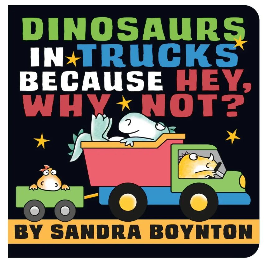 Dinosaurs in Trucks Because Hey, Why Not?