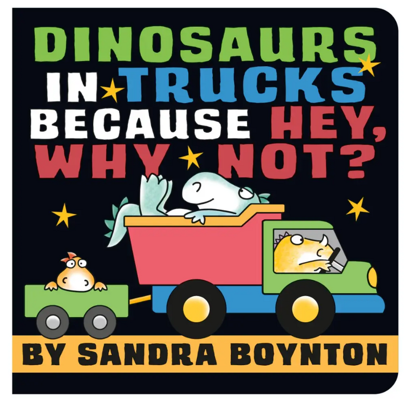 Dinosaurs in Trucks Because Hey, Why Not?