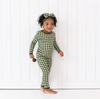 Kyte Baby - Long Sleeve Pajamas in Gingham Fir