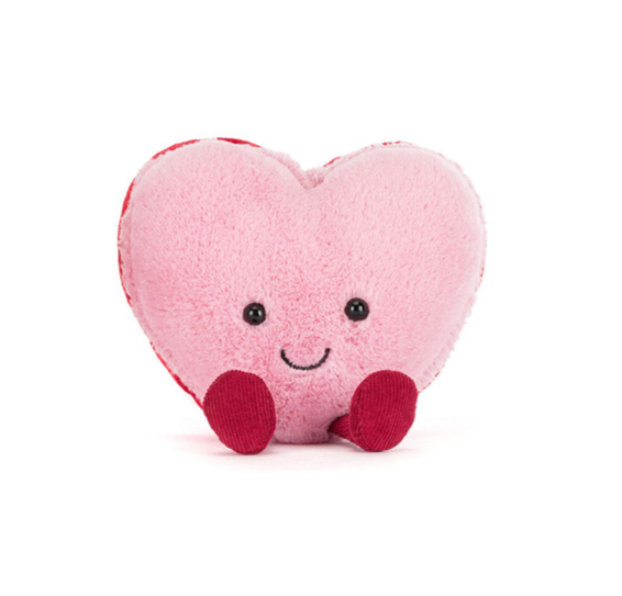 Jellycat - Amuseables - NEW Colette Pink Heart Macaron
