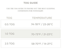 günamüna - Swaddle Sleep Sack Duvet Bamboo Bouquet (1 TOG)