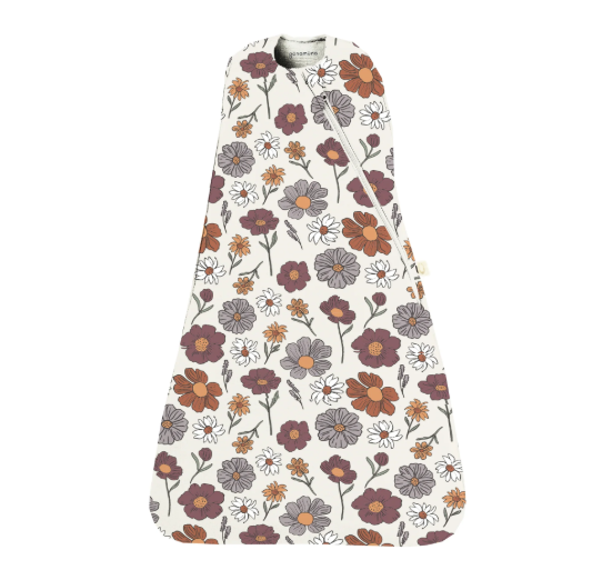 günamüna - Swaddle Sleep Sack Duvet Bamboo Bouquet (1 TOG)