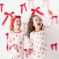 Kyte Baby - Long Sleeve Pajamas in Small Love Bow