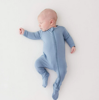 Kyte Baby - Zippered Footie in Slate