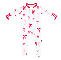 Kyte Baby - Zippered Footie in Small Love Bow