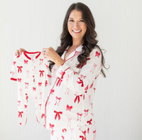 Kyte Baby - Zippered Footie in Small Love Bow