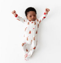 Kyte Baby - Zippered Footie in Bear Hearts
