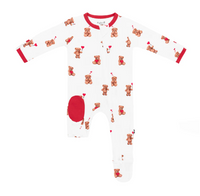 Kyte Baby - Zippered Footie in Bear Hearts