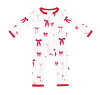 Kyte Baby- Zippered ROMPER - Small Love Bow