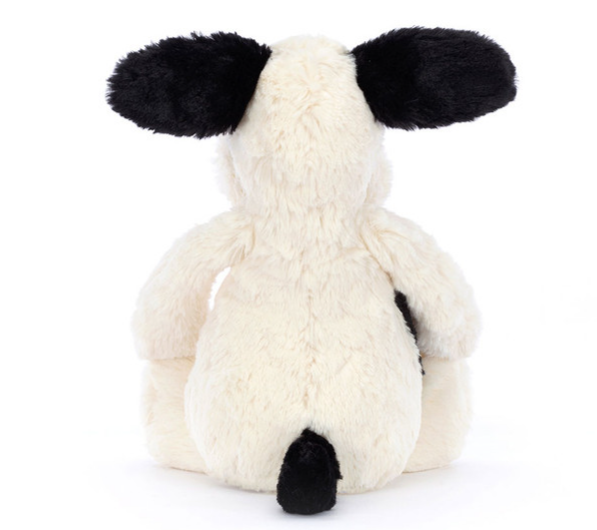 Jellycat - Bashful Black & Cream Puppy