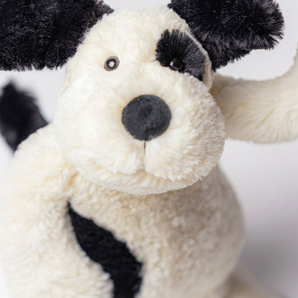 Jellycat - Bashful Black & Cream Puppy