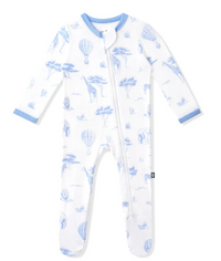 Kyte Baby - Zippered Footie- Toile Safari