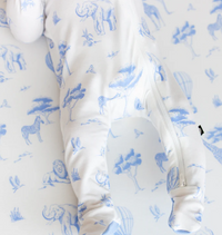 Kyte Baby - Zippered Footie- Toile Safari