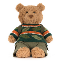 Jellycat - Bartholomew Bear Hiking Outfit