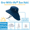 Jan & Jul Aqua Cotton Adventure Hat- Yellow Flower