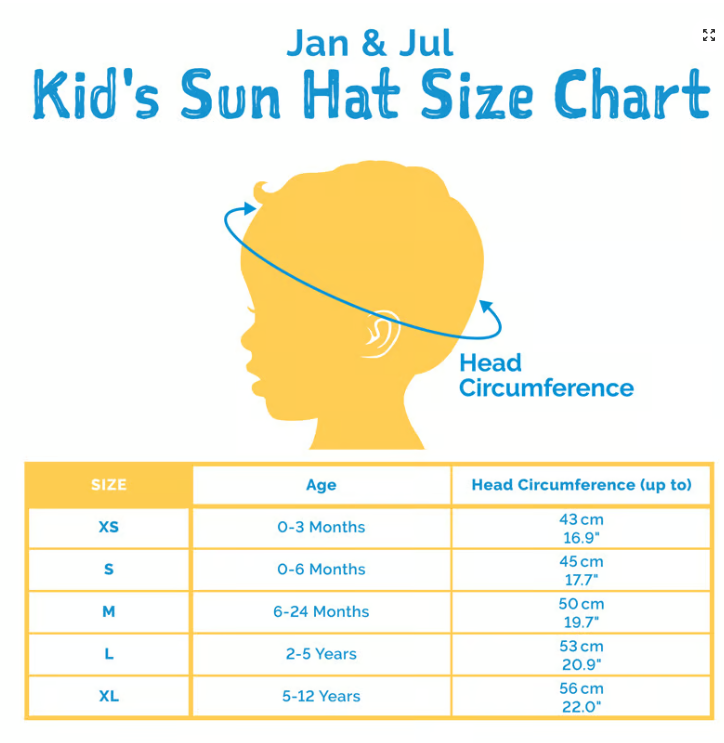 Jan & Jul Aqua Cotton Adventure Hat- Yellow Flower