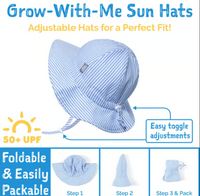 Greenspout Cotton Floppy Hat- White
