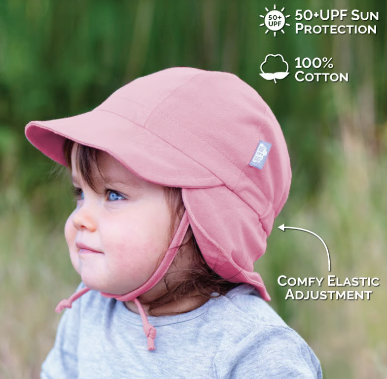 Jan & Jul Sun Soft Baby Cap- Dusty Rose