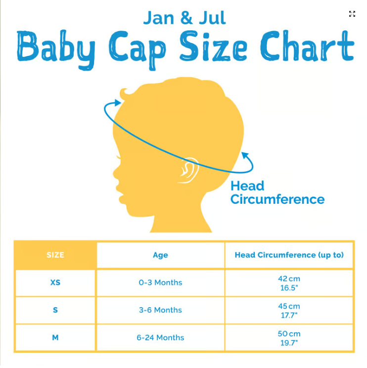 Jan & Jul Sun Soft Baby Cap- Oat