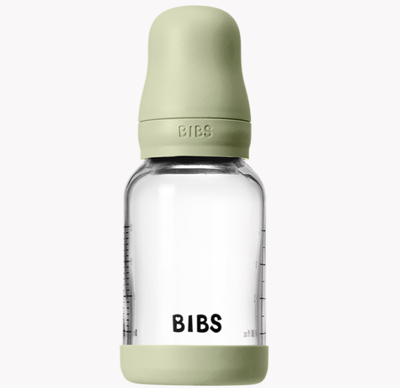 BIBS - Baby Glass Bottle Set 120ml Latex