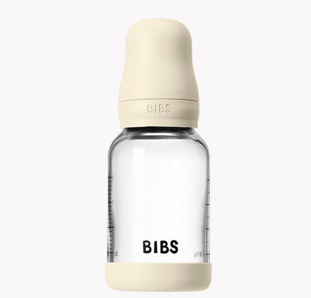 BIBS - Baby Glass Bottle Set 120ml Latex