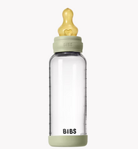 BIBS - Baby Glass Bottle Set 240ml Latex