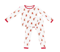 Kyte Baby - Long Sleeve Pajamas in Bear Hearts