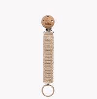 Bibs Pacifier Clip -  Knitted