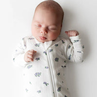 Kyte Baby - Pointelle Zippered Footie in Spray Rose