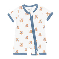 Kyte Baby - Zipper Shortalls- Teddy Bear