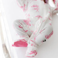 Kyte Baby - Zippered Footie- Toile Ballet