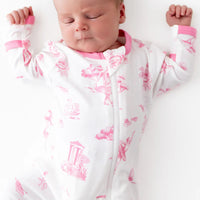 Kyte Baby - Zippered Footie- Toile Ballet