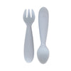 Ezpz Mini Utensils (Fork & Spoon)- Pewter