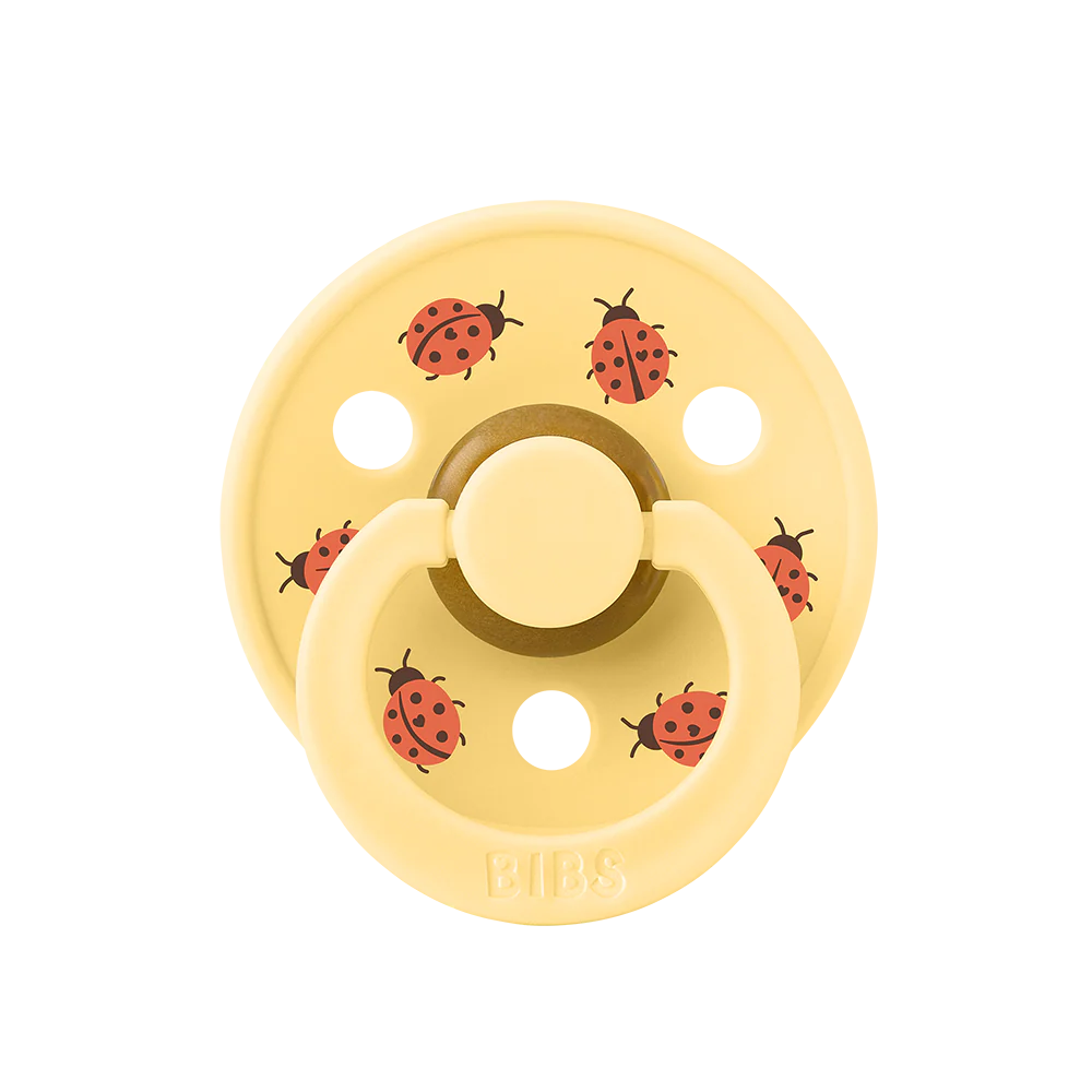 BIBS Pacifier -SIZE 2- NEW  Ladybug Studio Colour Collection