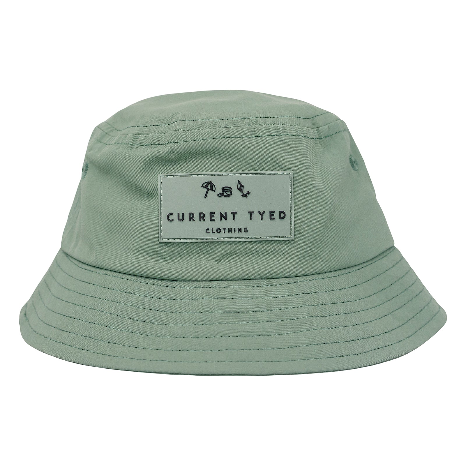 Sage Green Waterproof Bucket Hat- Current Tyed