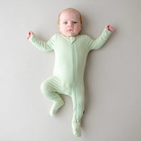 Kyte Baby - Zippered Footie in BASIL