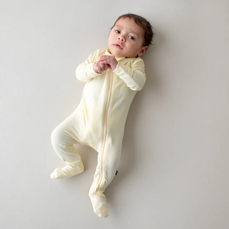Kyte Baby - Zippered Footie in CHAMOMILE