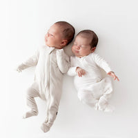 Kyte Baby - Zippered Footie in Oat