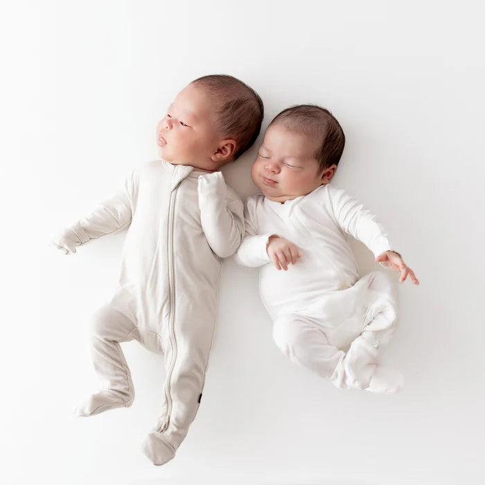 Kyte Baby - Zippered Footie in Oat